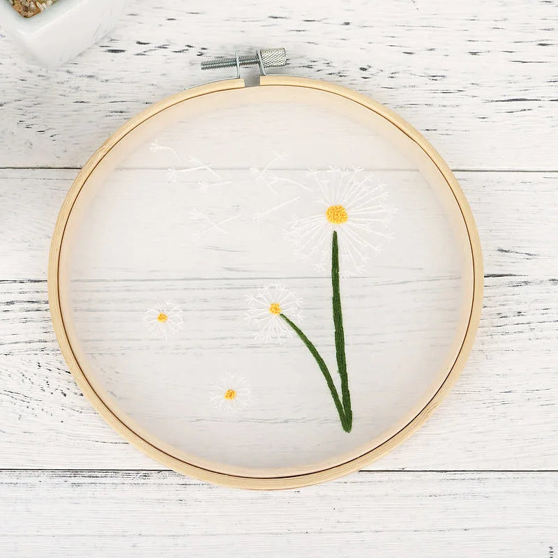 ✨Kit de Bordado Cute, con Flores Transparentes✨