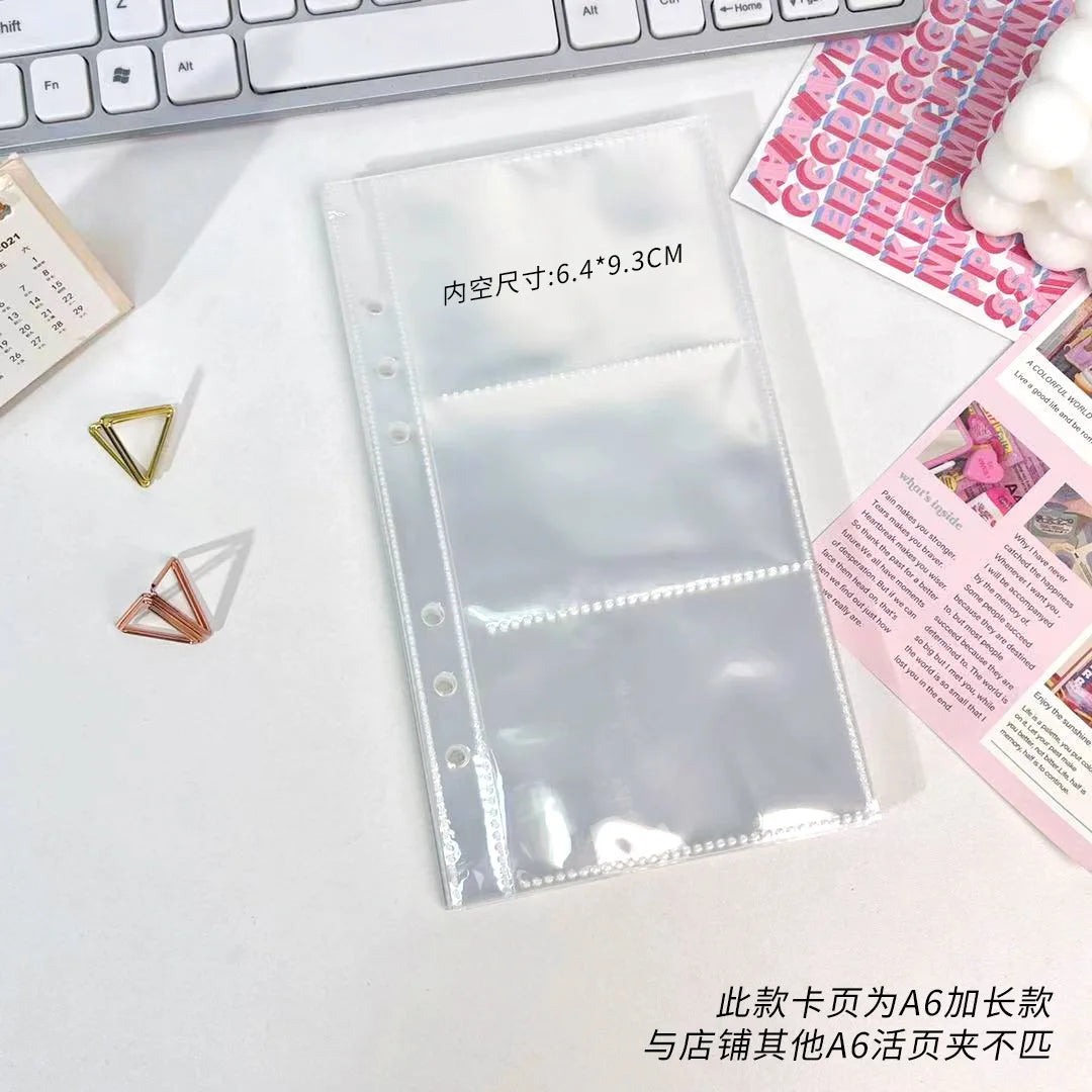 ✨A6 Transparent Folio – Organizer for Cards, Photos, Postcards, Stickers✨