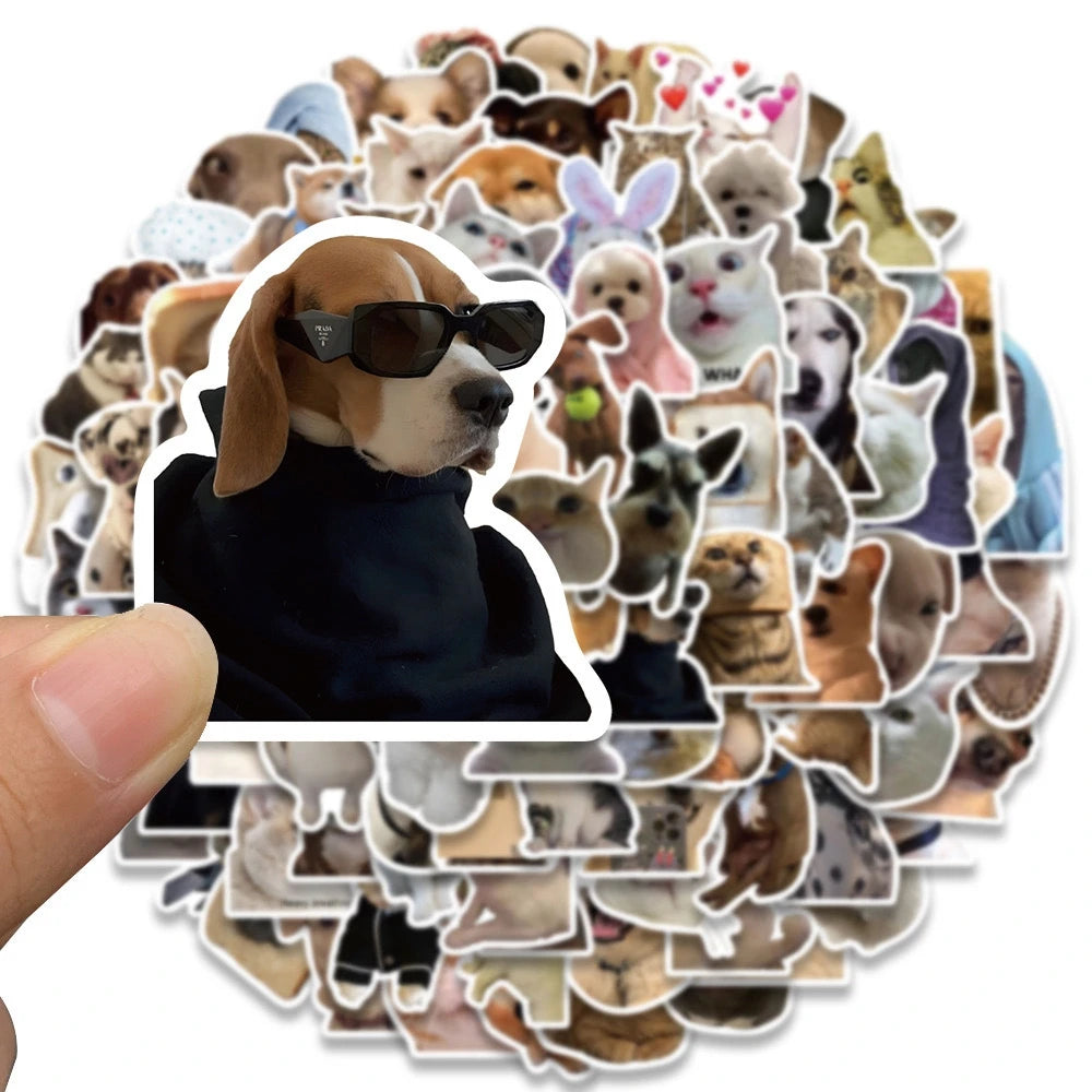 Pack de Stickers Gatos y Perros – Color, Diversión y Estilo en Cada Pegatina 🎨