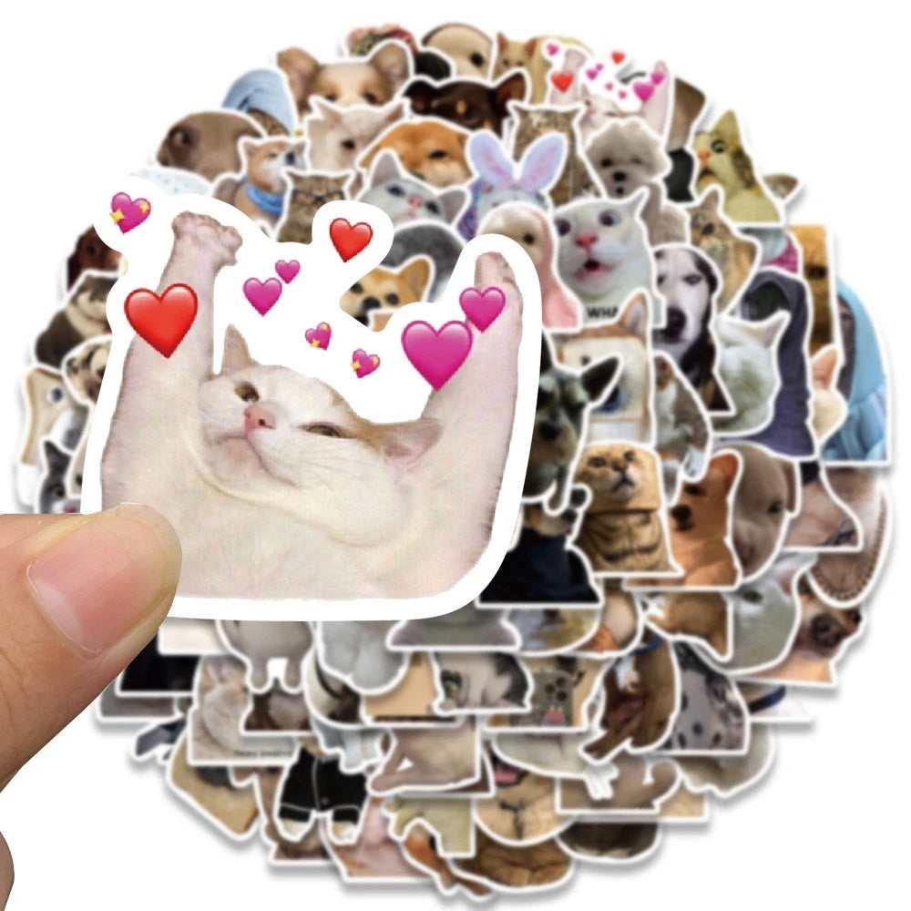 Pack de Stickers Gatos y Perros – Color, Diversión y Estilo en Cada Pegatina 🎨