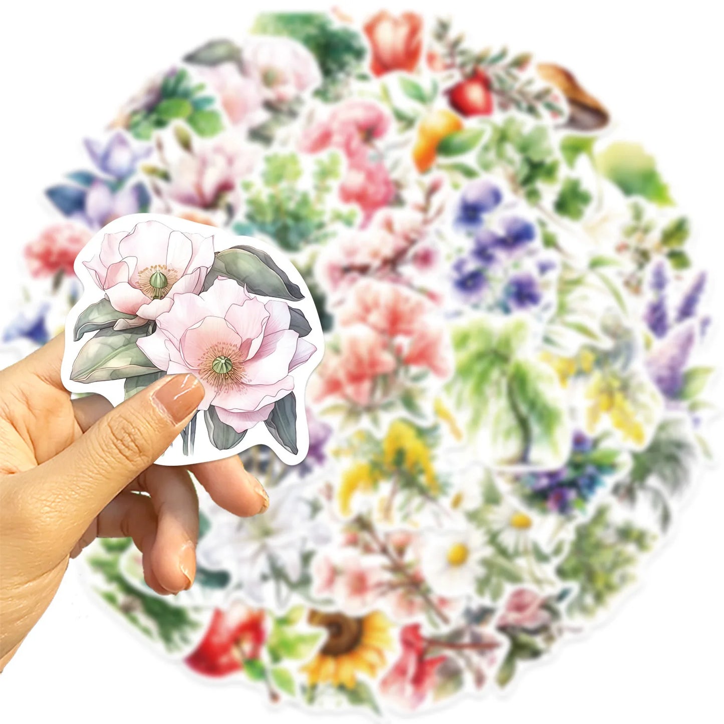 🎨 Stickers Aesthetic y Cute de Flores y Plantas ✨