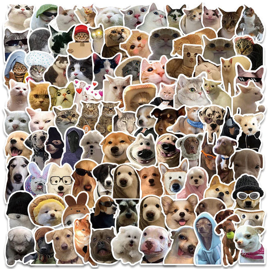 Pack de Stickers Gatos y Perros – Color, Diversión y Estilo en Cada Pegatina 🎨