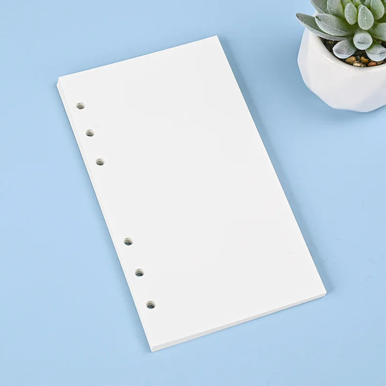 ✨Libreta A6 Transparente con Brillos y Diseño Kawaii✨